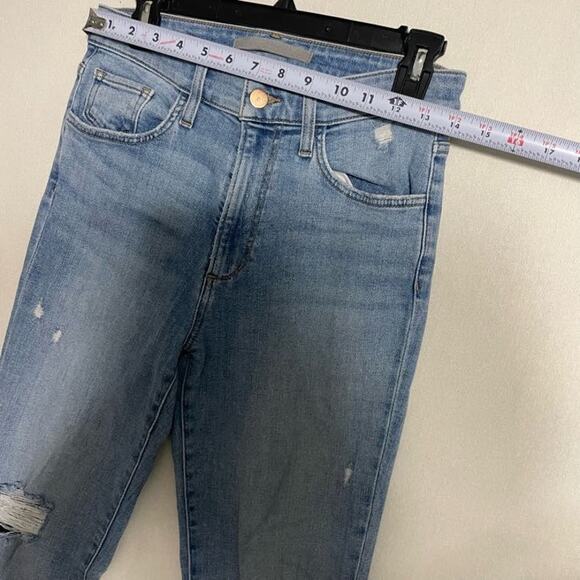Joe's Jeans The Charlie Flawless Distressed High Rise Skinny Jeans - Size 28 - Picture 6 of 10